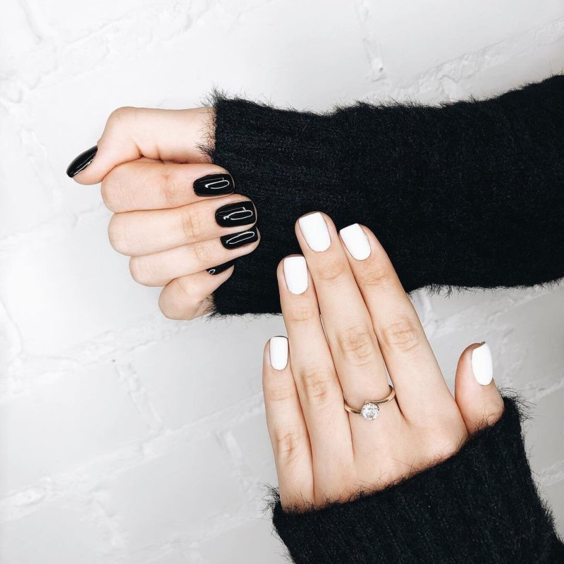 Разные ногти на руках