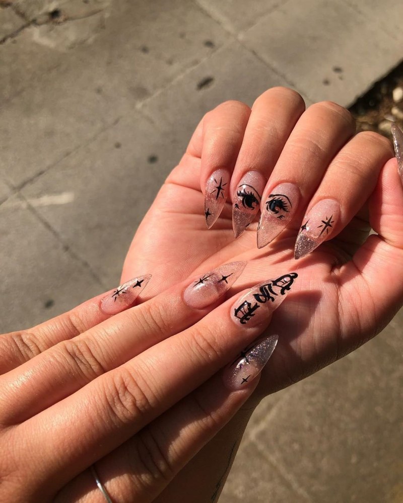 Японский маникюр дизайн