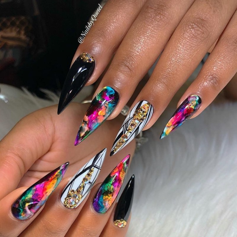 Маникюр когти дракона