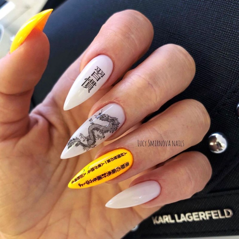 Дизайн ногтей 2020 лето на длинные