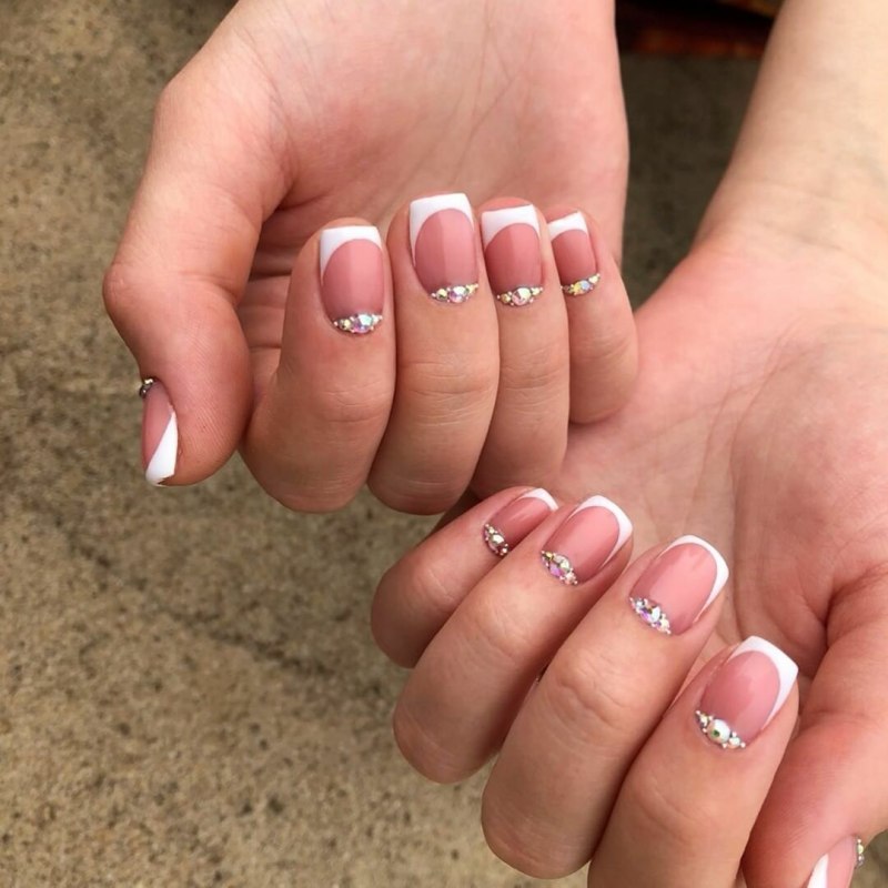 Шеллак французский маникюр