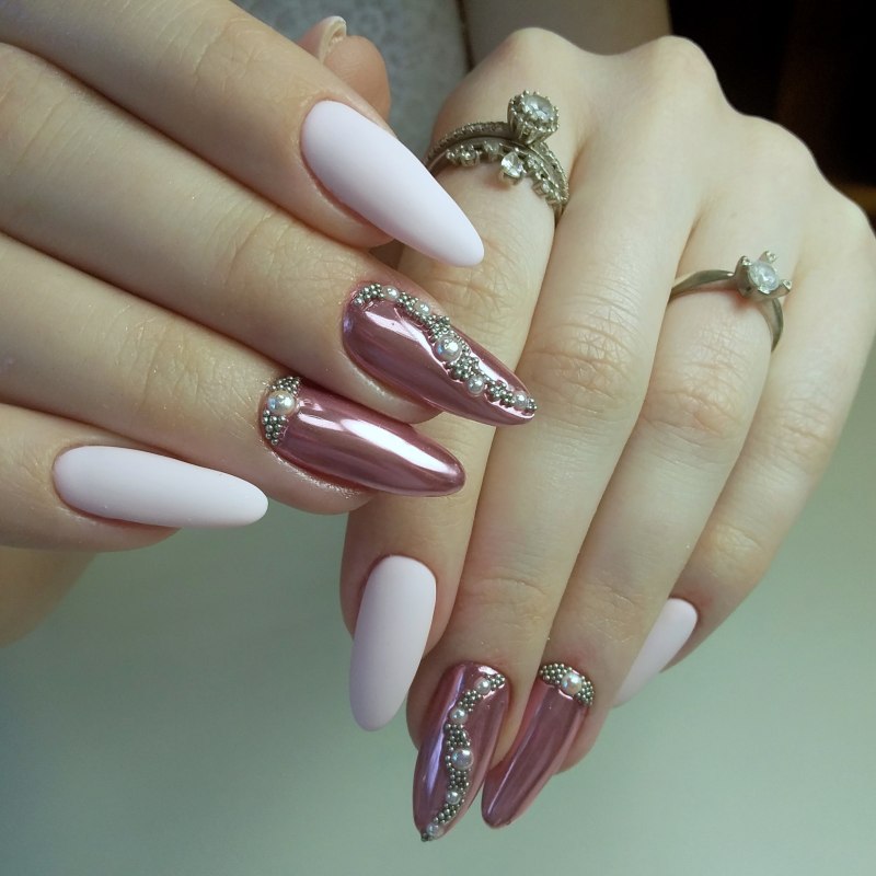 Manicure 2021 миндаль