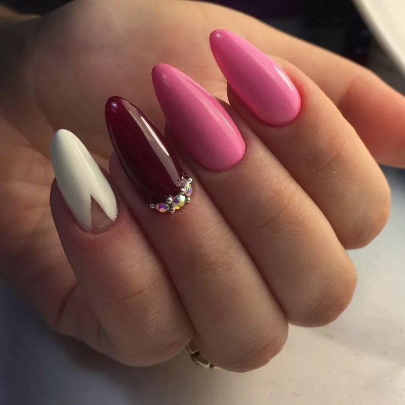 Френч с втиркой миндаль