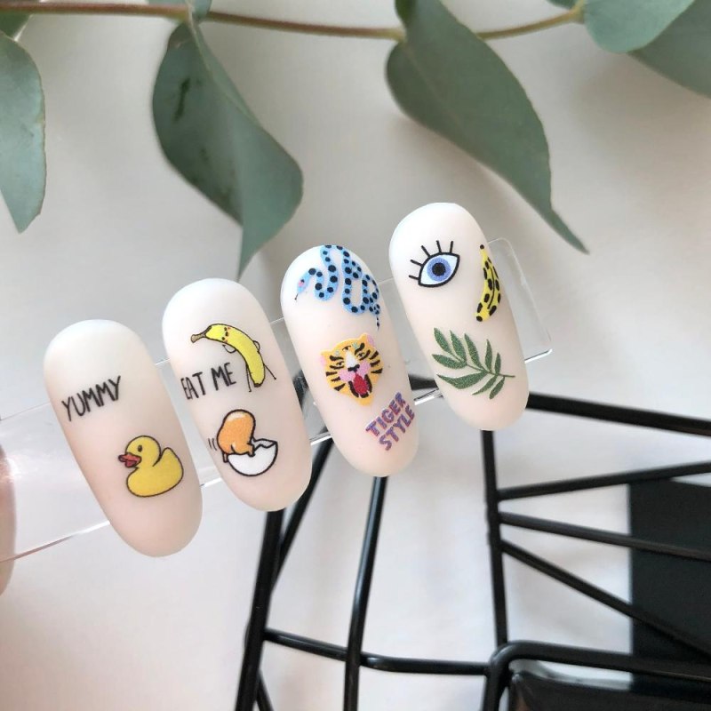 Накрашенные ногти у детей