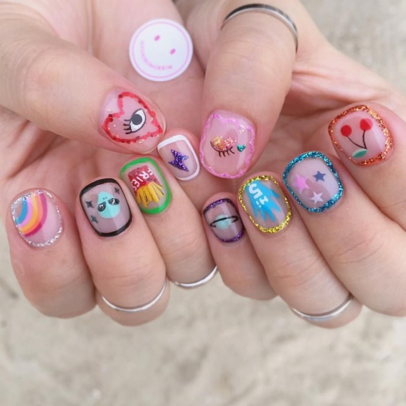 Ногти инди КИД