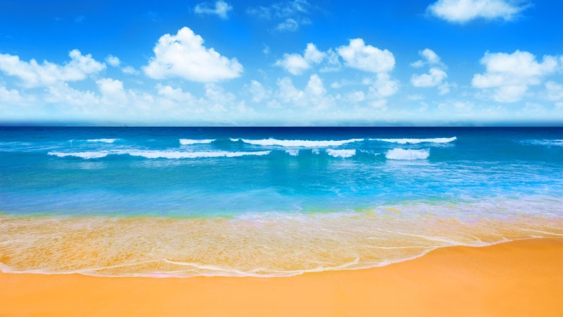 Море солнце