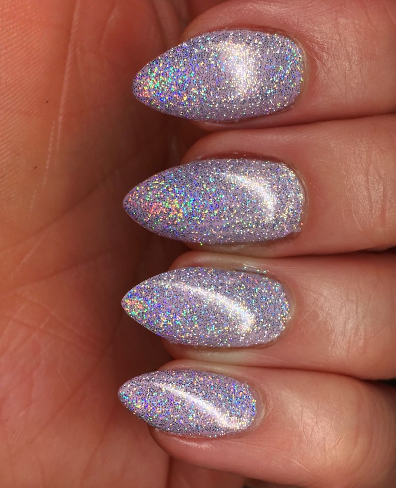 Маникюр с блестками