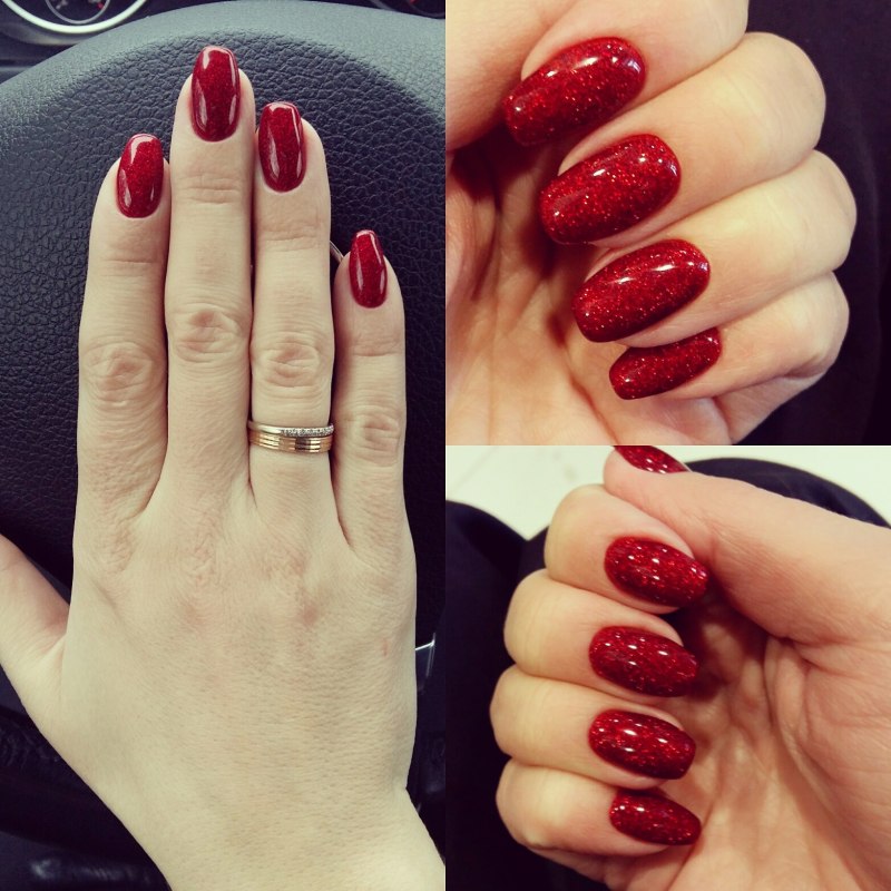 Красные губы