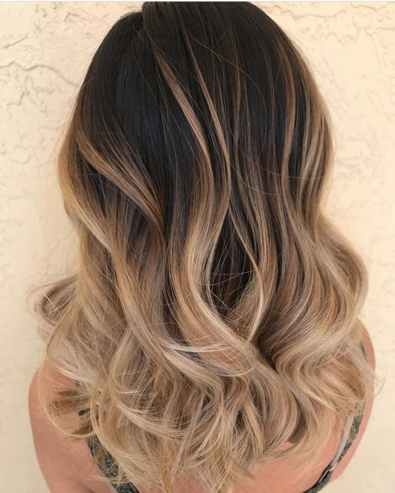 Наращивание френч градиент