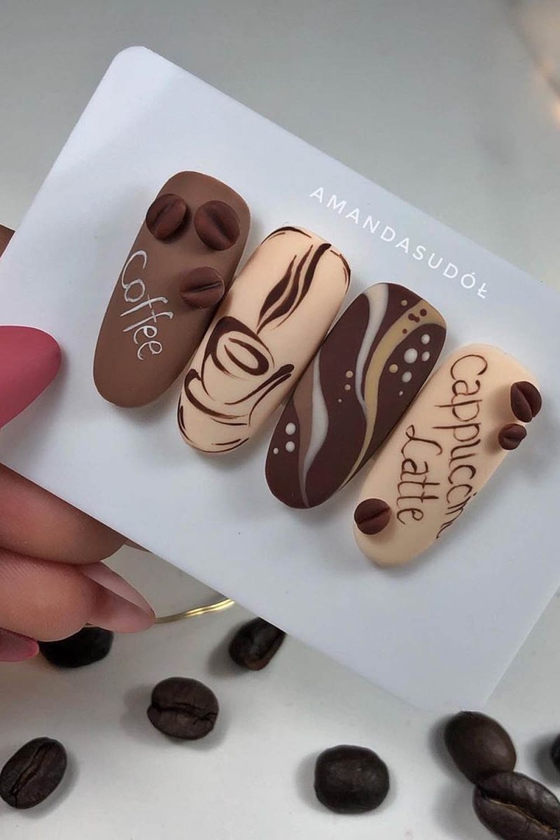 Кофейный маникюр