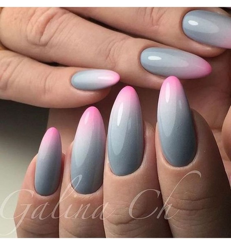 Маникюр градиент