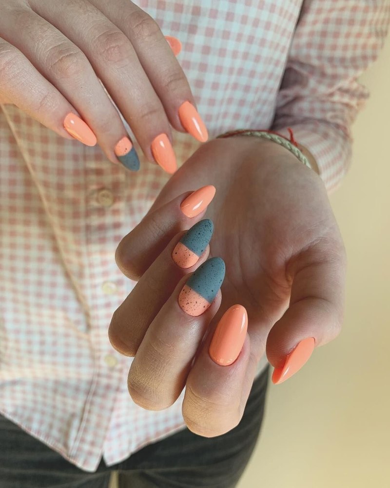 Маникюр разные цвета на руках