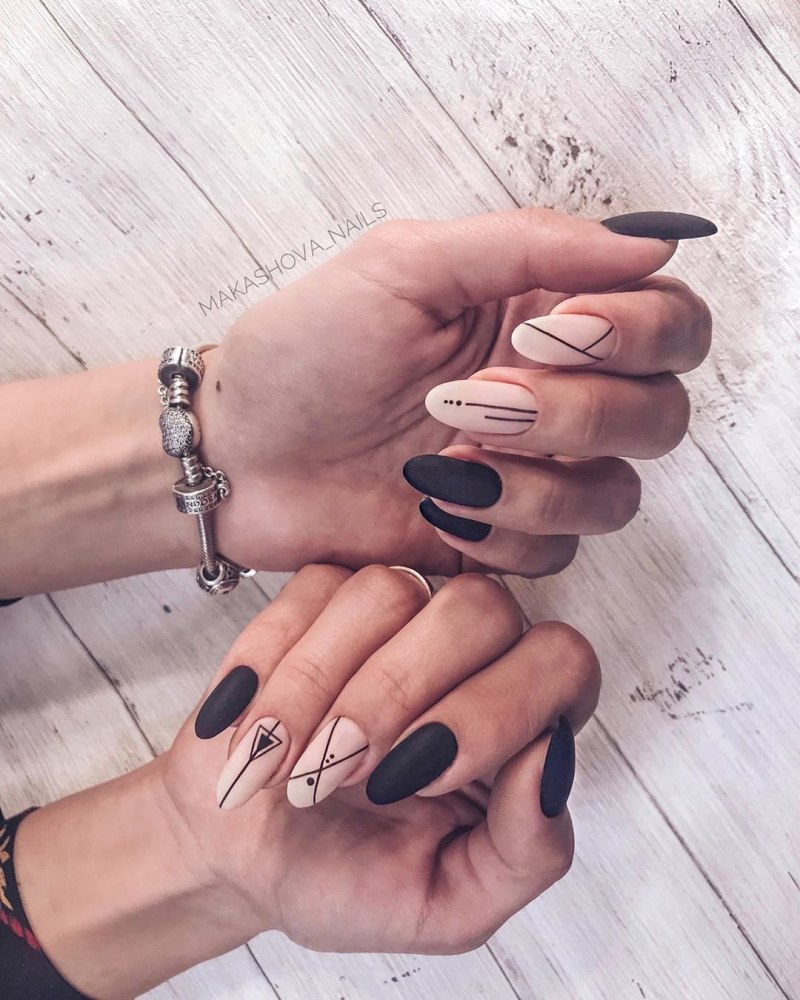 Красивые разноцветные ногти