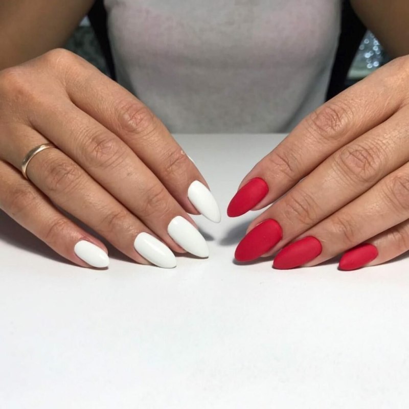 Разноцветные ногти