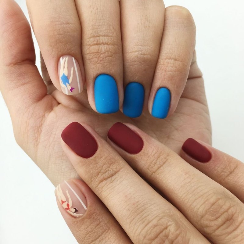 Маникюр разные руки