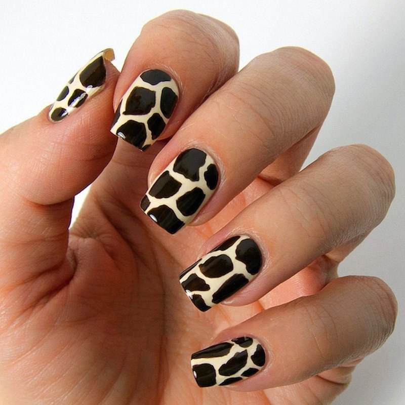 Леопардовый маникюр