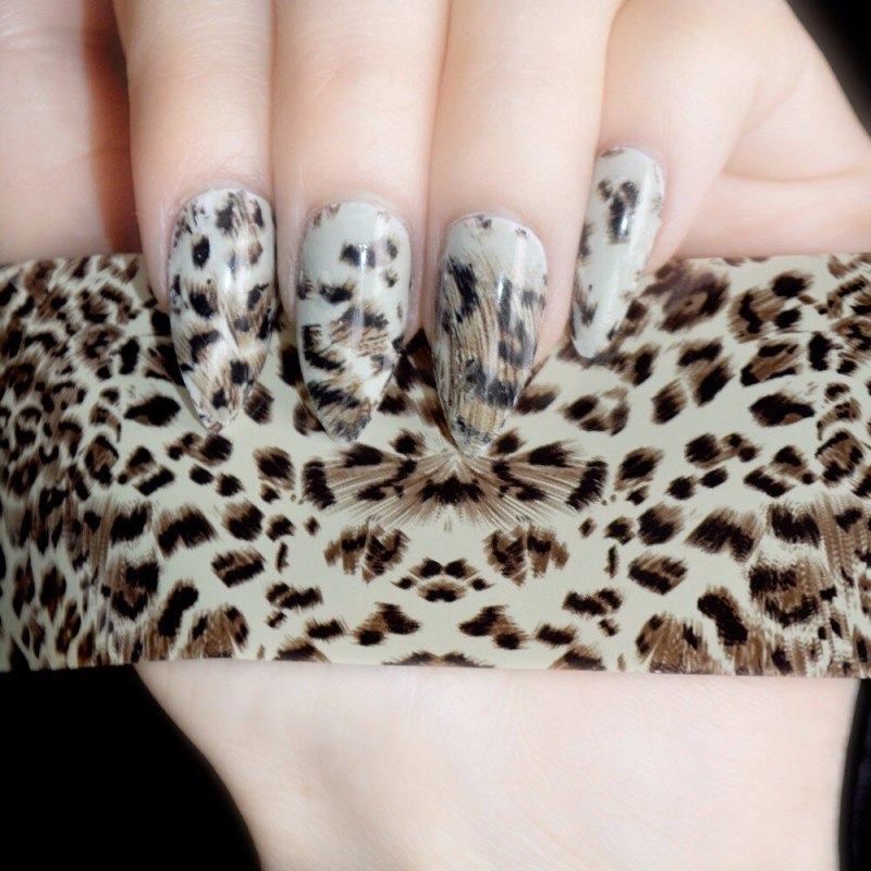 Тигровый маникюр