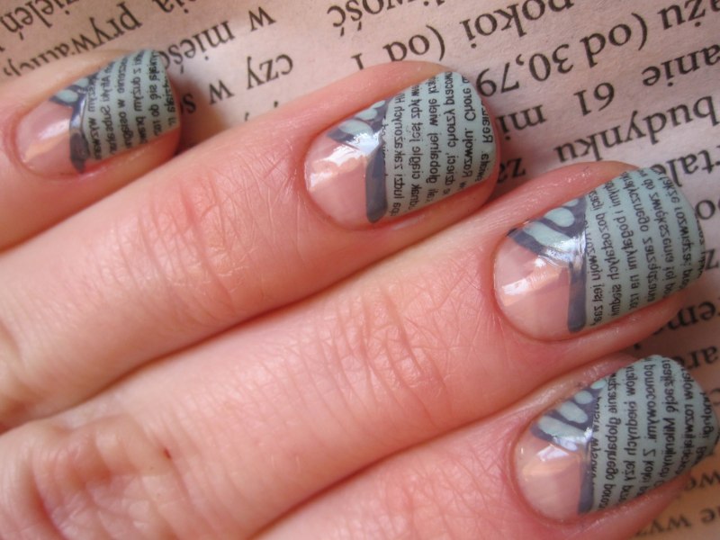 Газетный маникюр