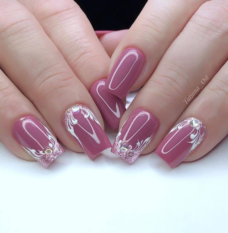 Гелевые ногти овальные