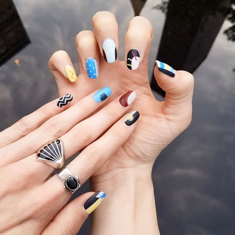 Ногти дизайн молодежный
