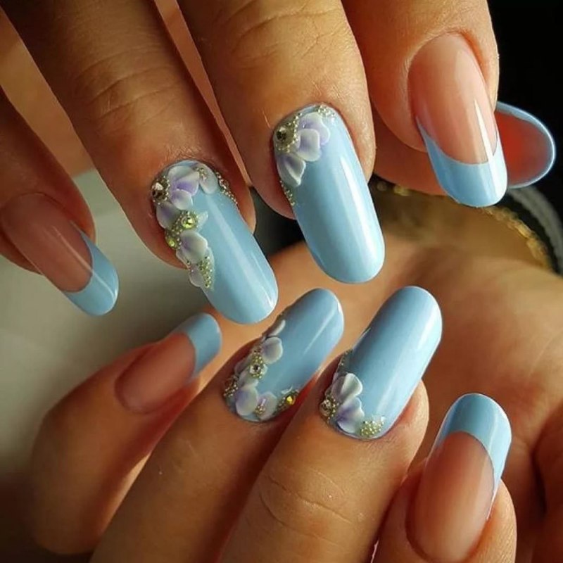 Голубой френч