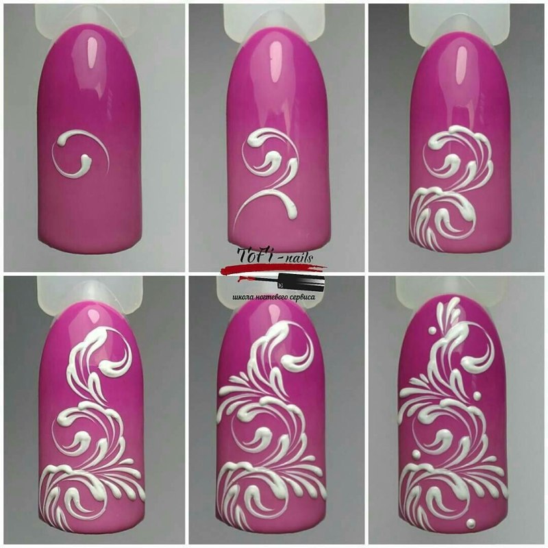 Вензеля на ногтях
