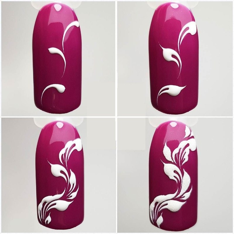 Вензеля на ногтях