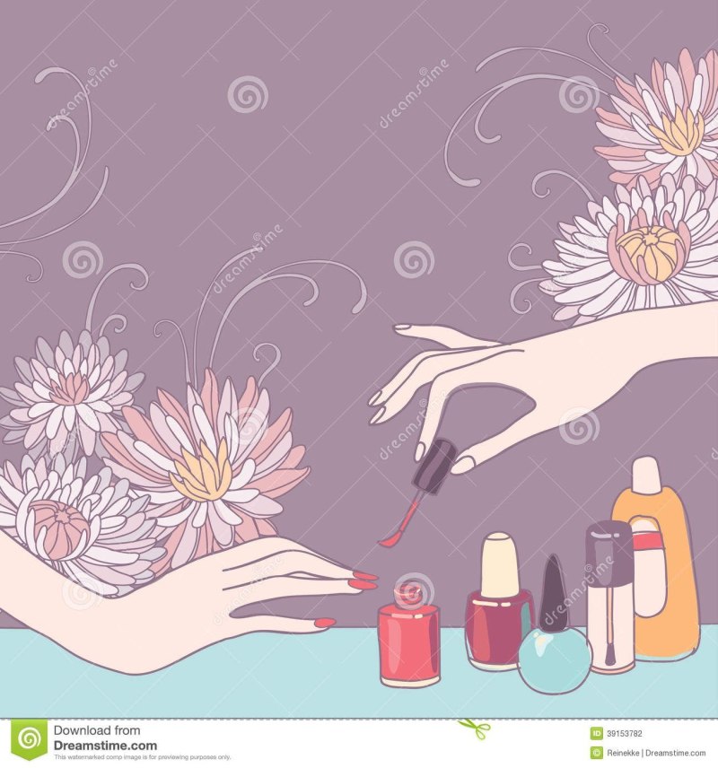 Девушка маникюрщица