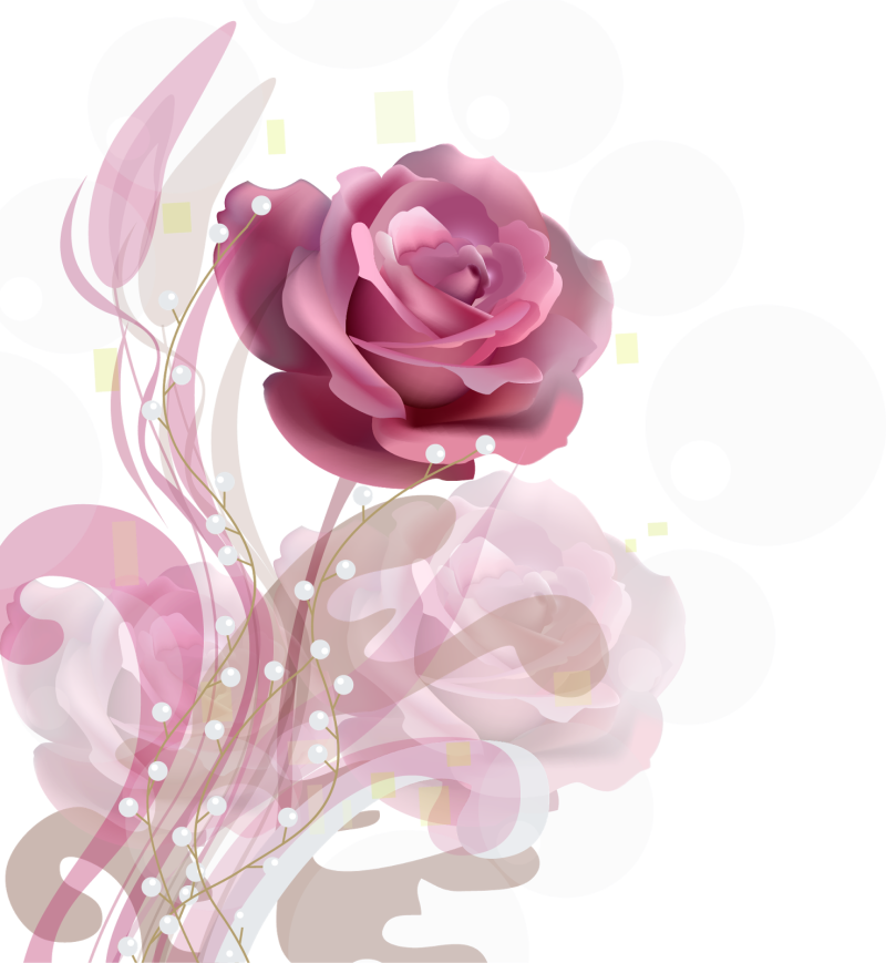 Нежные прозрачные цветы