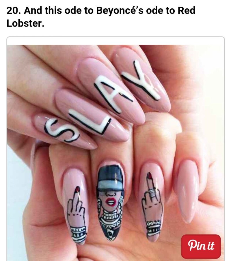 Маникюр в стиле ужастиков