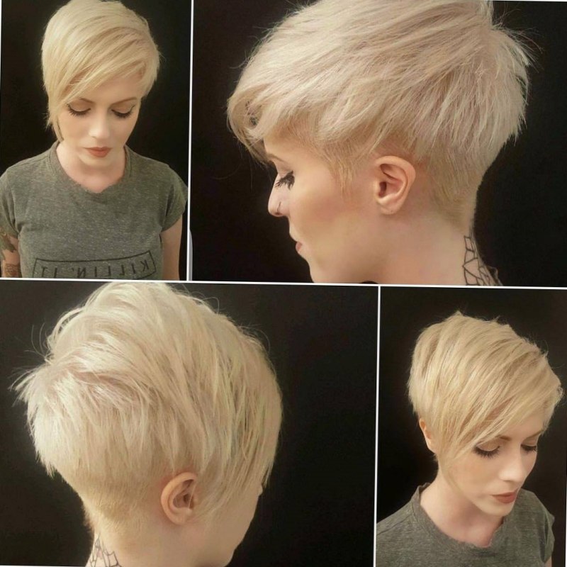 Пикси андеркат блонд