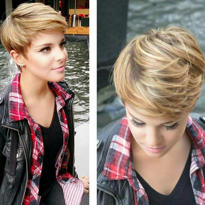 Короткие стрижки со всех сторон