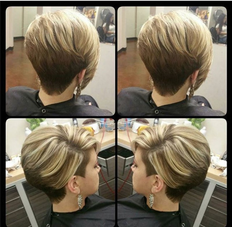 Модные короткие стрижки со всех сторон