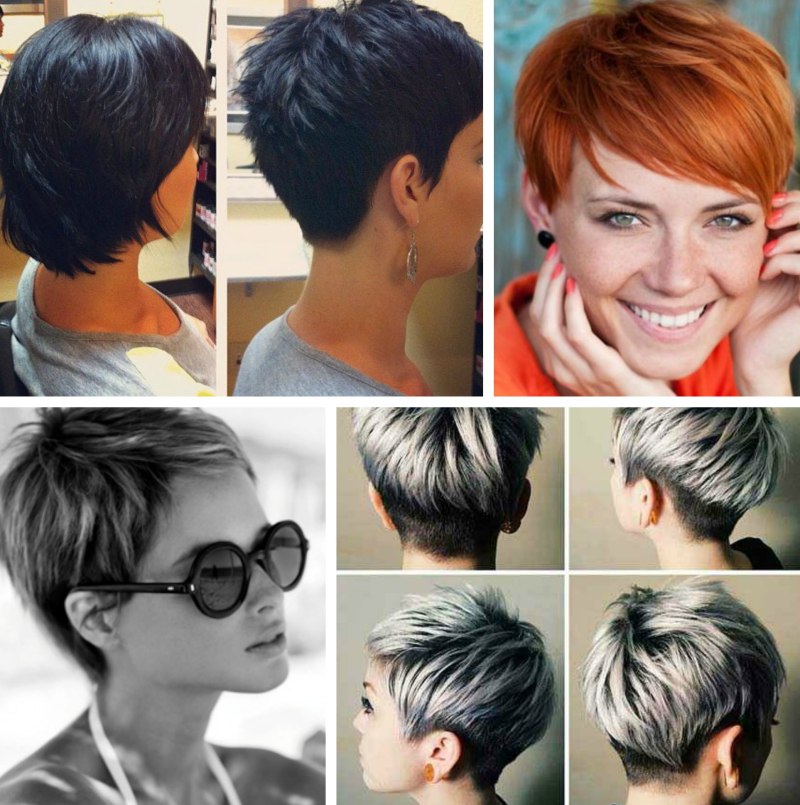 Стрижка Гарсон Пикси асимметрия