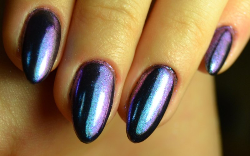 Лак кошачий глаз изумрудный