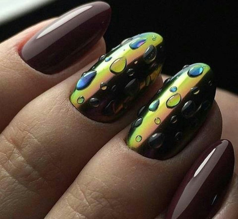 Втирка на коричневый гель