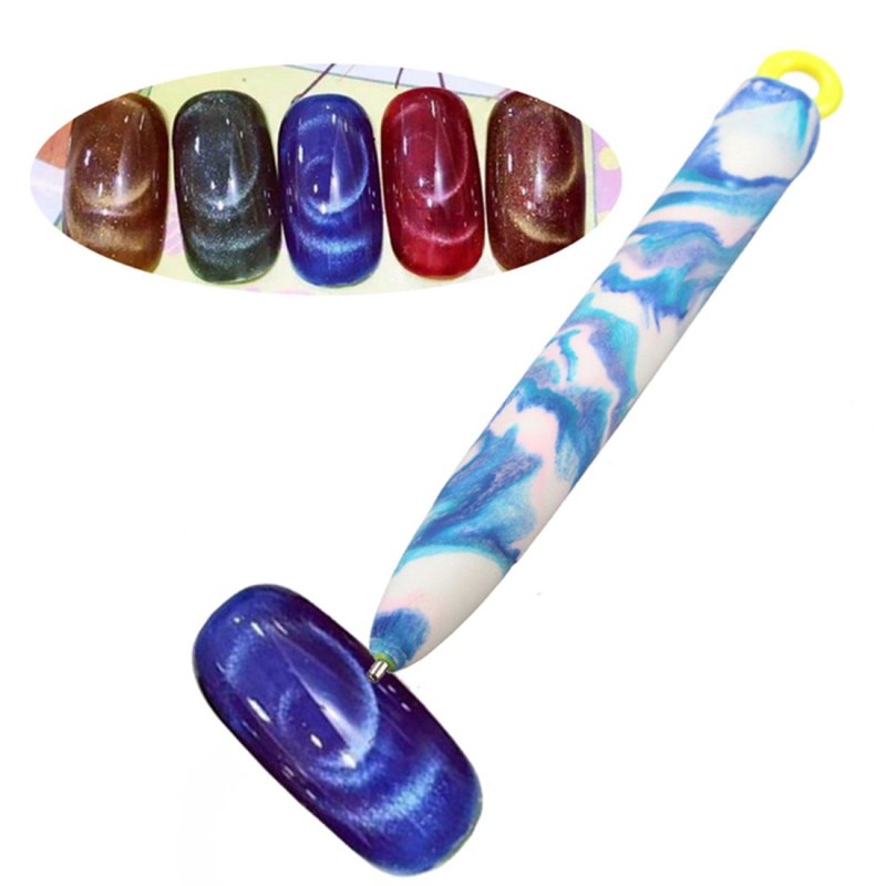 Магнит для гель-лаков с эффектом "кошачий глаз" 2 в 1