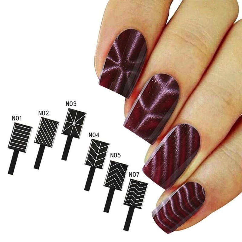 Гель лак с кошачьим глазом АЛИЭКСПРЕСС