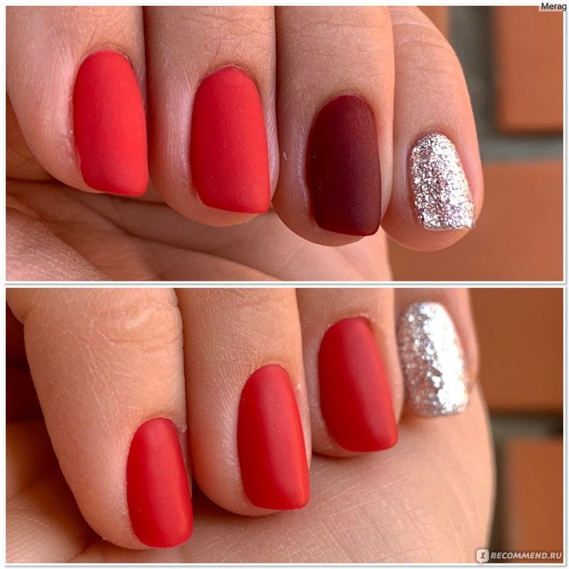 Бархатный топ для ногтей