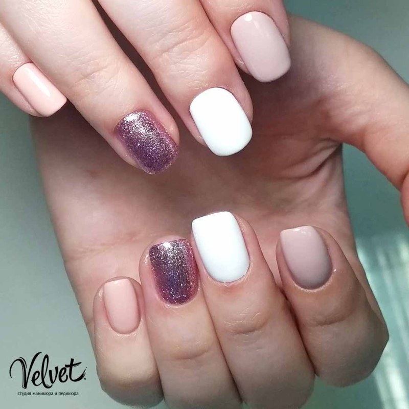 Лак с блестками матовый топ