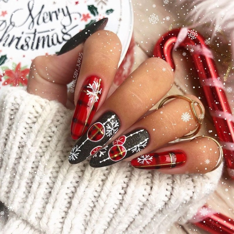 Ноготочки на новый год