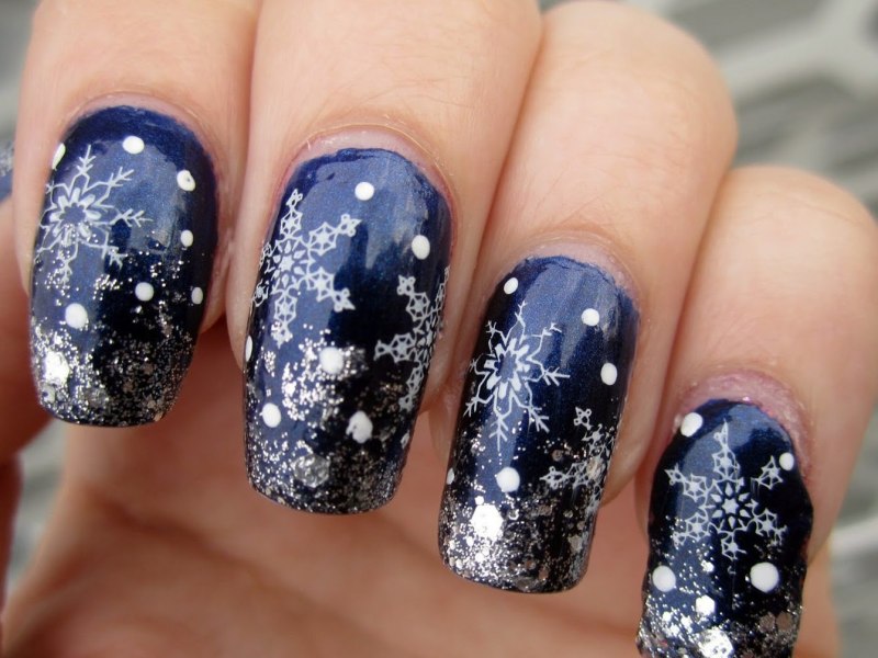 Зимние ногти