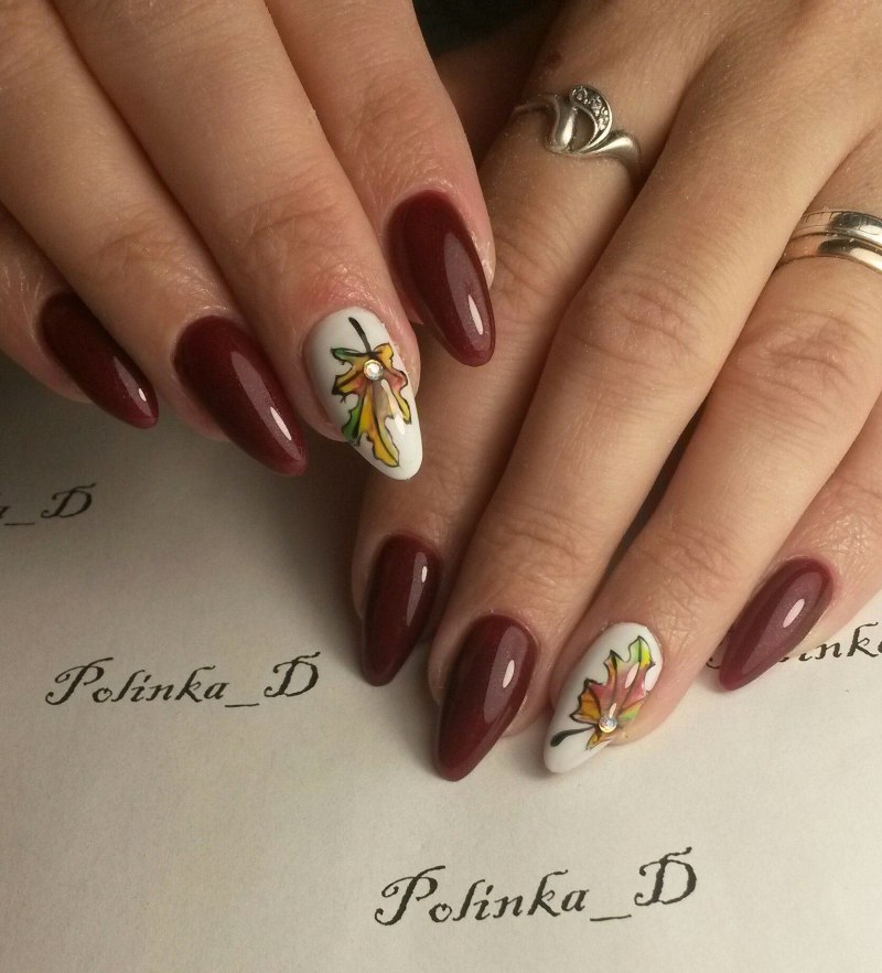 Осенний маникюр 2020