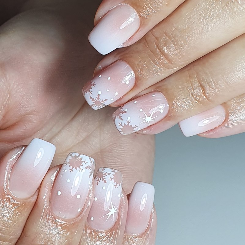 Нюдовый френч маникюр 2022