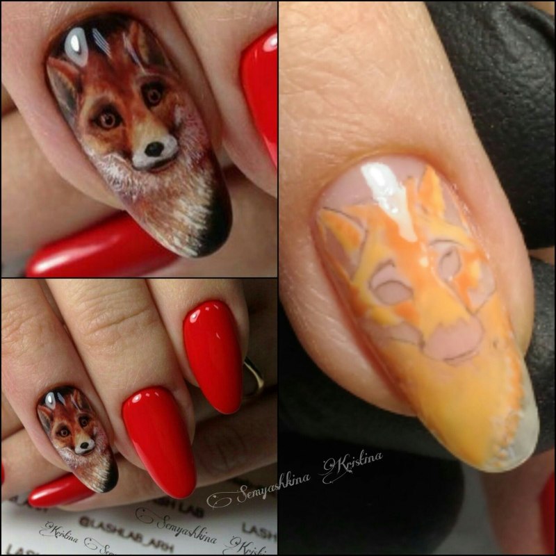 Маникюр с собаками