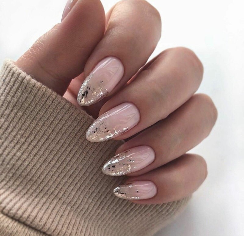 Френч с блестками