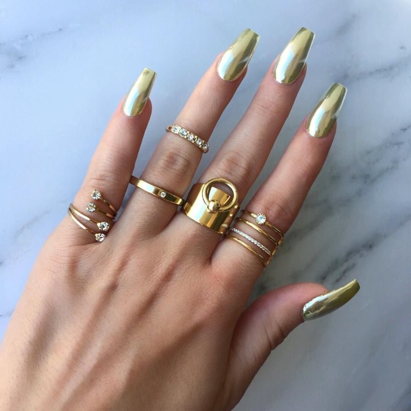 Золотые ногти