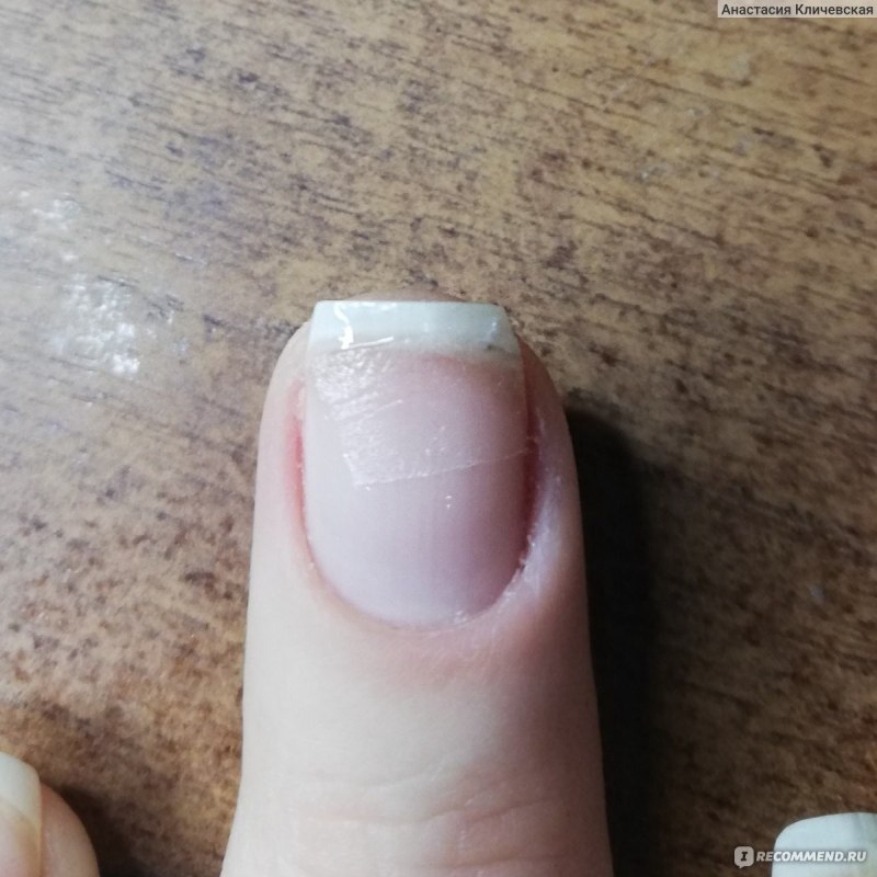 Ногти с прозрачным кончиком