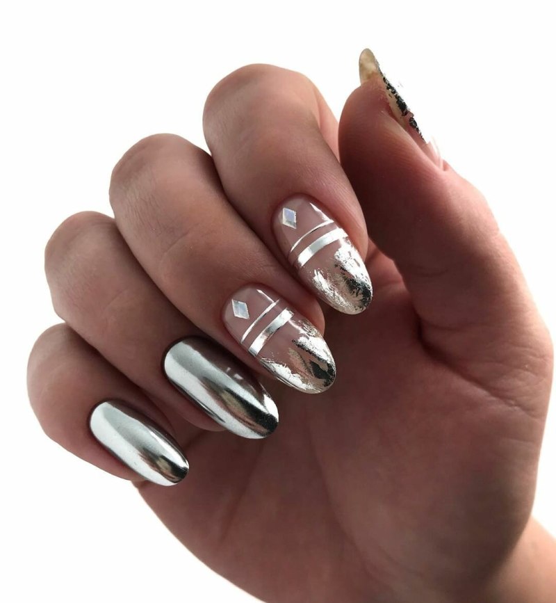 Френч со втиркой зеркальной