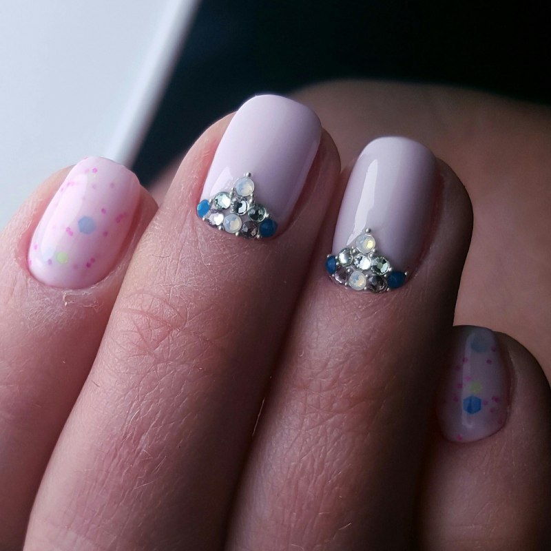 Френч со стразами